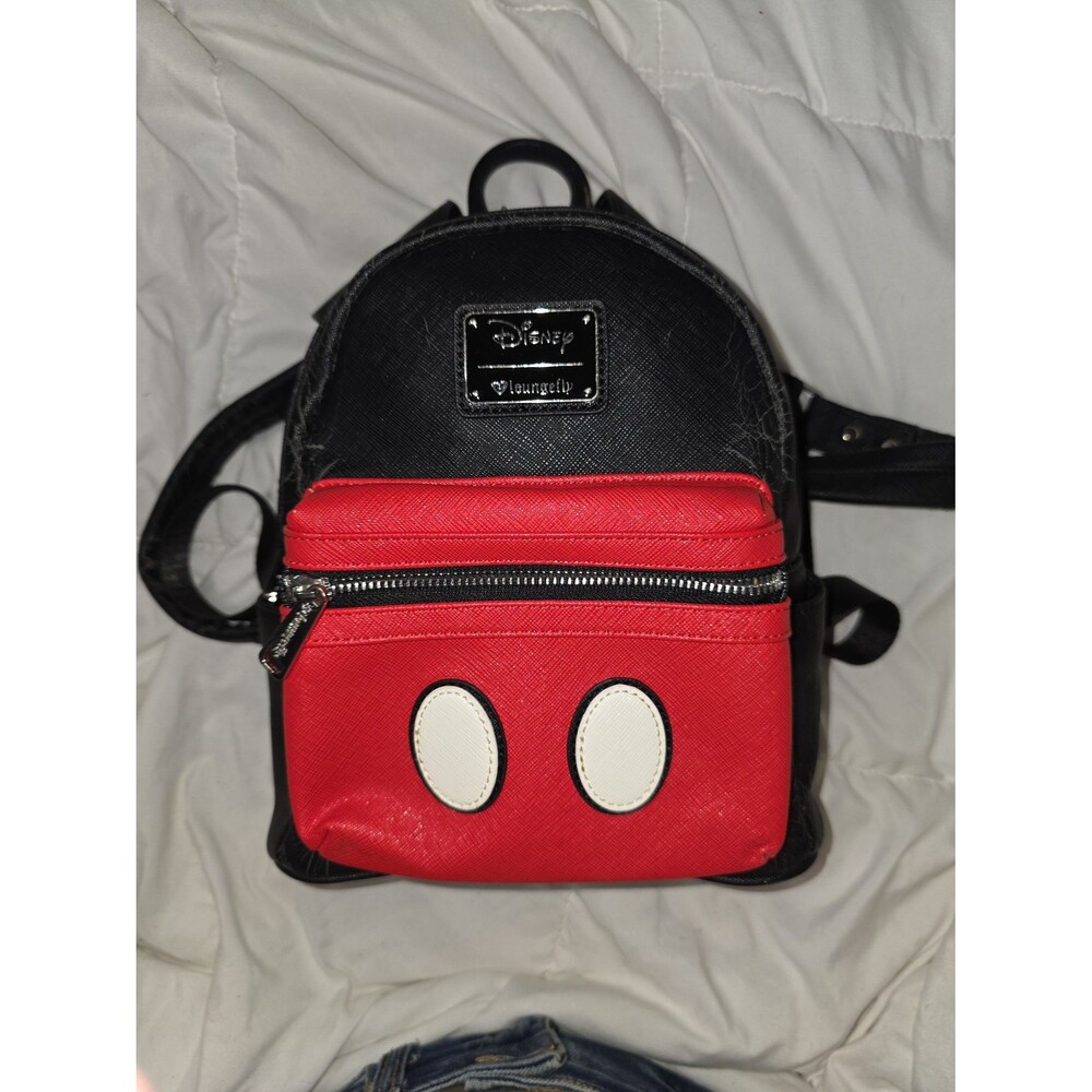Loungefly Disney Mickey mouse mini backpack bookbag tote bag purse!